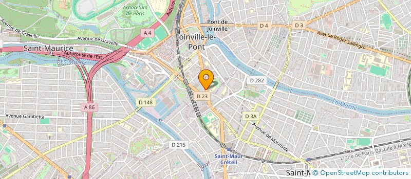 localisation de l'entreprise LES MESANGES à JOINVILLE-LE-PONT