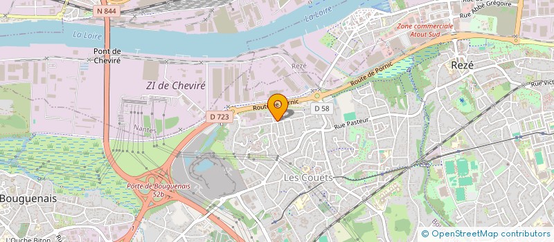 localisation de l'entreprise LES MESANGES  BOUGUENAIS