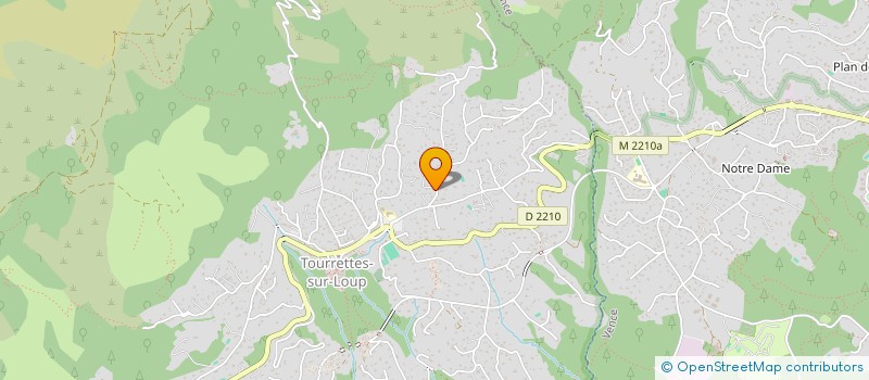 localisation de l'entreprise LES MESANGES à TOURRETTES-SUR-LOUP