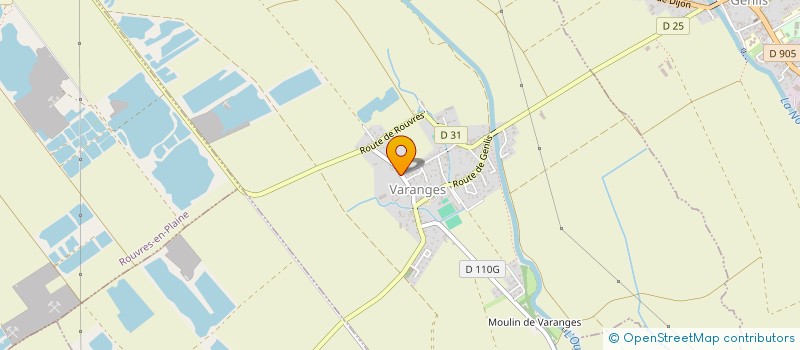 localisation de l'entreprise LES MESANGES BLEUES IMMOBILIER  VARANGES