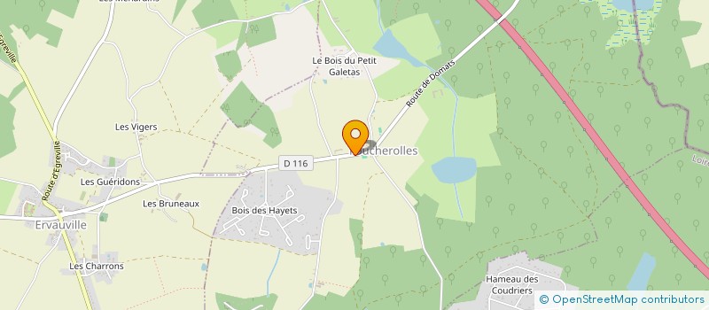 localisation de l'entreprise LES MESANGES DE FOUCHEROLLES à FOUCHEROLLES