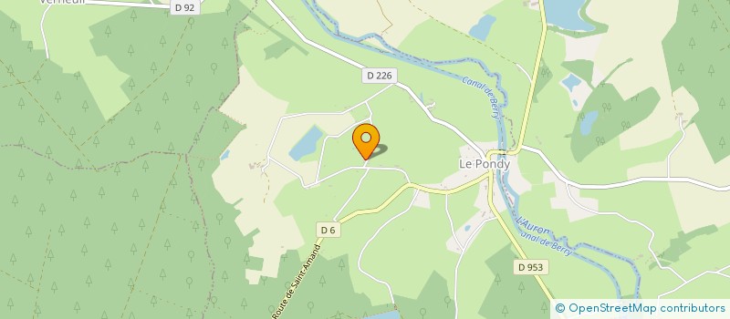 localisation de l'entreprise LES MESANGES DES TREMBLATS  LE PONDY