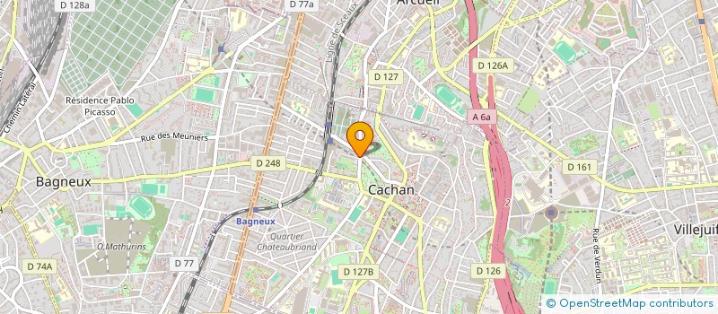 localisation de l'entreprise LES MESNILS  CACHAN