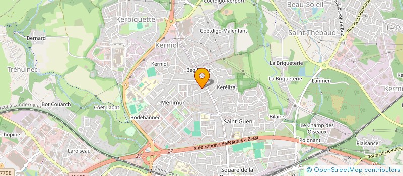 localisation de l'entreprise LES MESSAGERIES DU GOLFE à VANNES