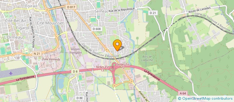 localisation de l'entreprise LES MESSAGERIES RAPIDES KASSABA ET CIE  SEMEAC