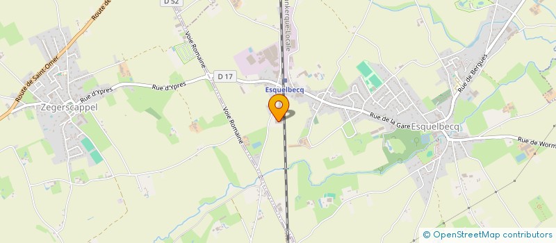 localisation de l'entreprise LES MESSAGERS DE L YSER  ESQUELBECQ