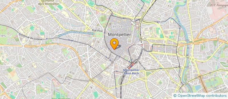 localisation de l'entreprise LES MESSAGERS DU CYCLE à MONTPELLIER