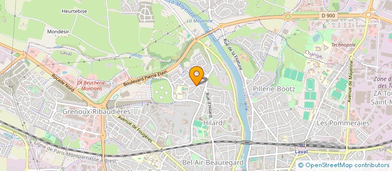 localisation de l'entreprise LES MESSAGERS LAVALLOIS à LAVAL