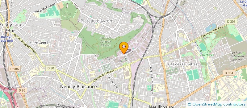 localisation de l'entreprise LES METALLIERS FRANCILIENS à NEUILLY-SUR-MARNE