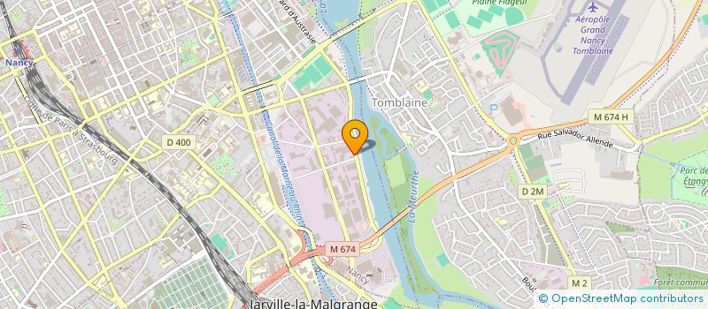 localisation de l'entreprise LES METALLIERS LORRAINS à NANCY