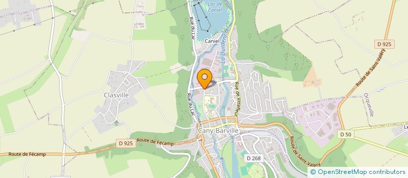 localisation de l'entreprise LES METALLIERS NORMANDS à CANY-BARVILLE