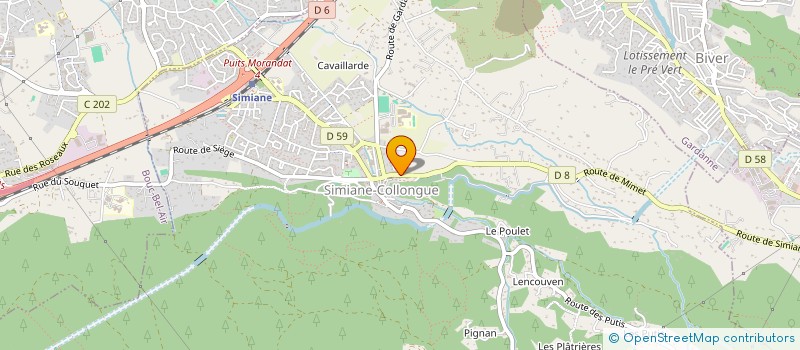 localisation de l'entreprise LES METALLIERS  PROVENCAUX à SIMIANE-COLLONGUE
