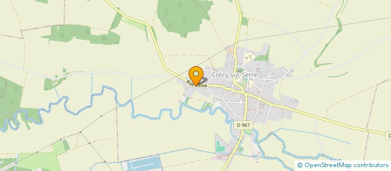 localisation de l'entreprise LES METALLIERS SERROIS à CRECY-SUR-SERRE