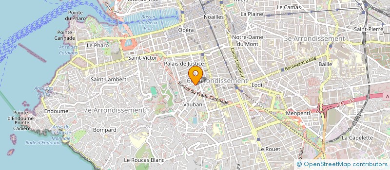 localisation de l'entreprise LES METAMORPHOSES DE CRISTINA à MARSEILLE