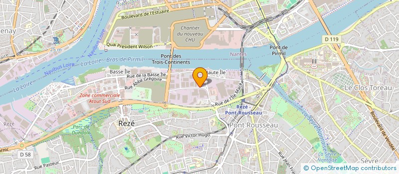 localisation de l'entreprise LES METAUX SOUS PRESSION à REZE