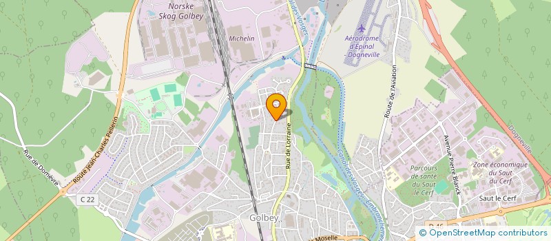 localisation de l'entreprise LES METHOPES  GOLBEY