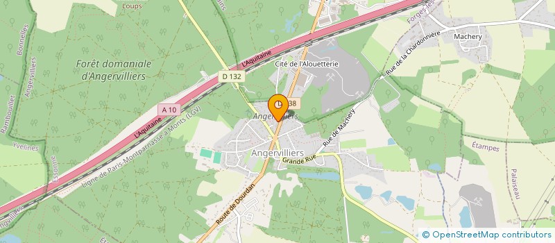 localisation de l'entreprise LES METIERS D'ANTAN EN HUREPOIX  PECQUEUSE