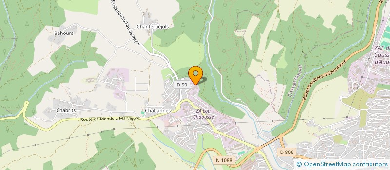 localisation de l'entreprise LES METIERS DU PATRIMOINE EN LOZERE à MENDE