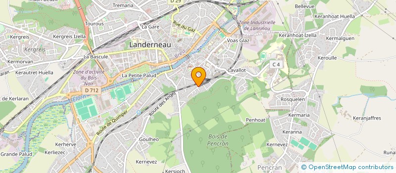 localisation de l'entreprise LES METIERS DU PLATRE à SAINT-DIVY