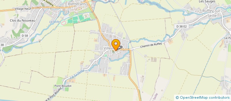 localisation de l'entreprise LES METISSES  VILLEVIEUX