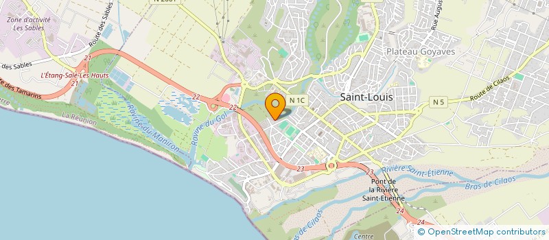 localisation de l'entreprise LES METISSES GROUPE SAVANES à SAINT-LOUIS