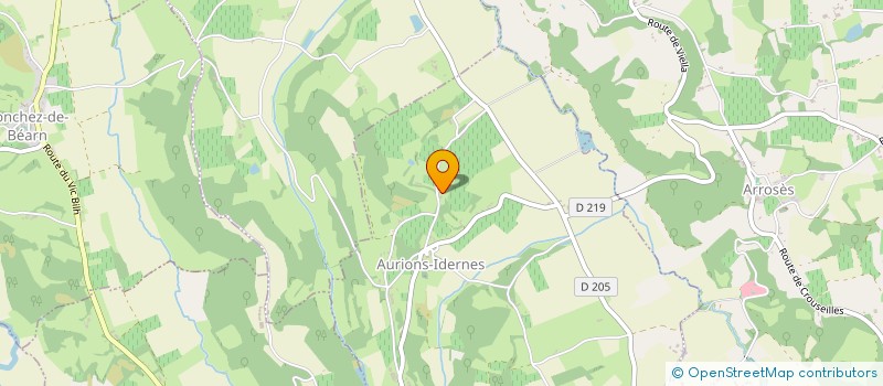 localisation de l'entreprise LES METS D'AMES à AURIONS-IDERNES