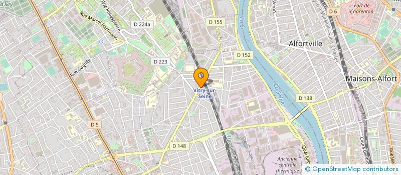 localisation de l'entreprise LES METS EXQUIS à VITRY-SUR-SEINE