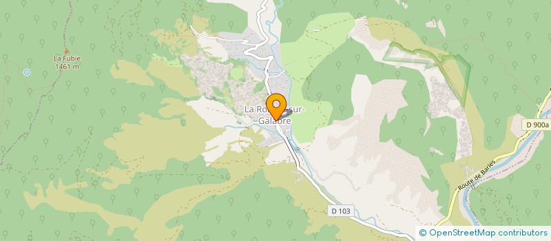 localisation de l'entreprise LES METS SUR GALABRE  LA ROBINE-SUR-GALABRE