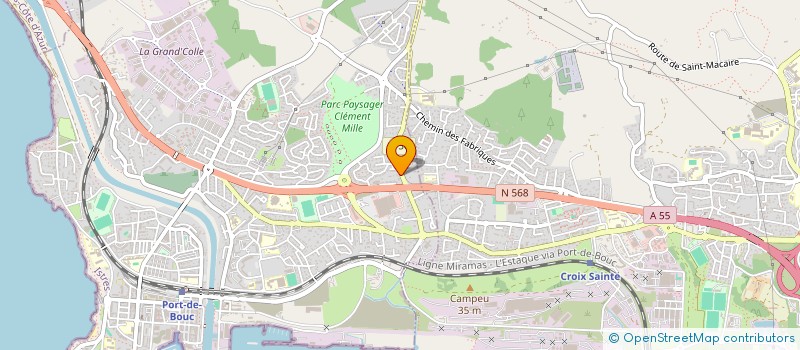 localisation de l'entreprise LES MEUBLES CATALAN  PORT-DE-BOUC