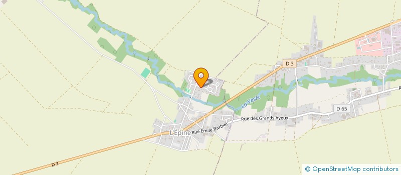 localisation de l'entreprise LES MEUBLES CHALONNAIS  L'EPINE