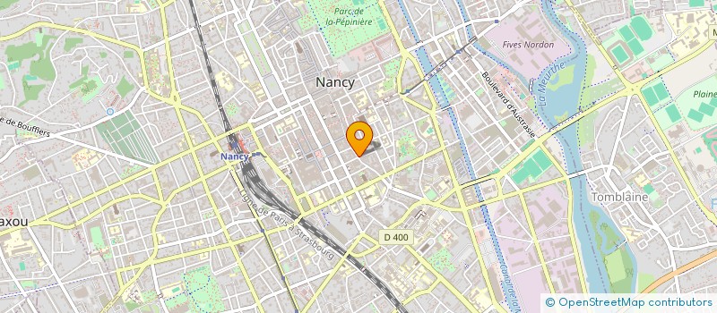 localisation de l'entreprise LES MEUBLES DE FRANCE à NANCY