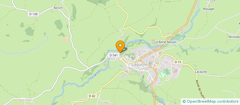 localisation de l'entreprise LES MEUBLES DE L'AUBRAC à SOULAGES-BONNEVAL