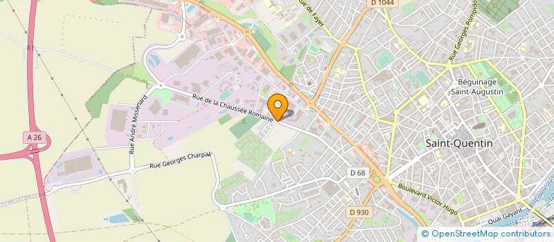 localisation de l'entreprise LES MEUBLES DE LA VALLEE à SAINT-QUENTIN