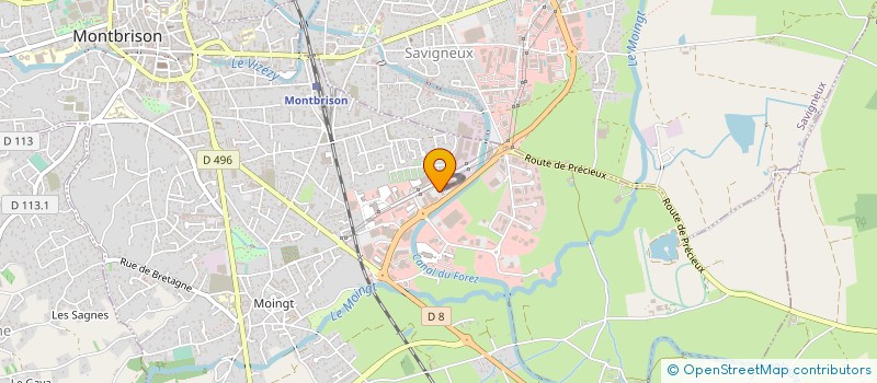 localisation de l'entreprise LES MEUBLES JOEL GUILLOT à LEZIGNEUX