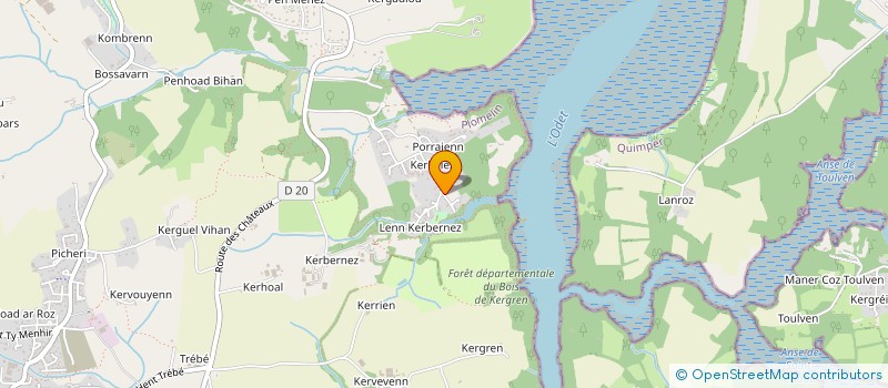 localisation de l'entreprise LES MEUNIERS DE ROSSULIEN  PLOMELIN