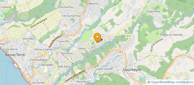 localisation de l'entreprise LES MEURISIERS à SAINT-CLAUDE