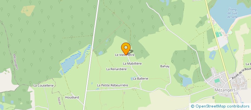 localisation de l'entreprise LES MEZANGES  MEZANGERS