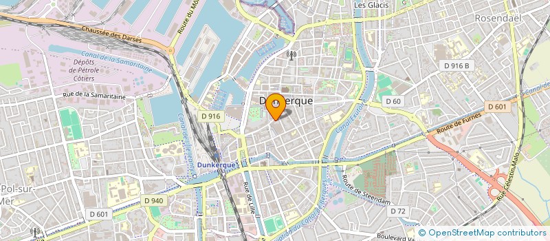 localisation de l'entreprise LES MGC à DUNKERQUE