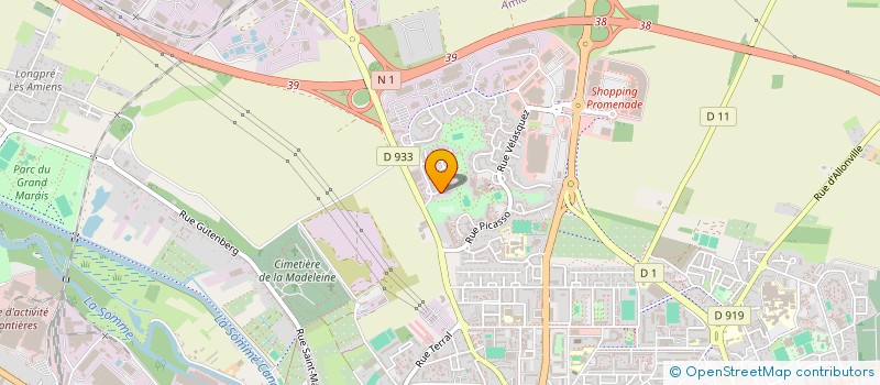 localisation de l'entreprise LES MIAMERIES à AMIENS
