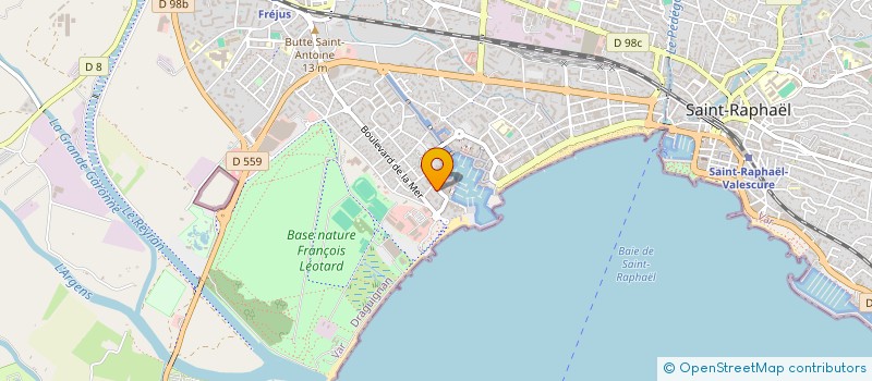 localisation de l'entreprise LES MIAS DE LAFLEURIERE à FREJUS