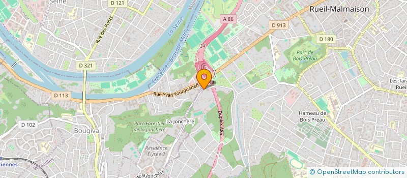 localisation de l'entreprise LES MICHELES à RUEIL-MALMAISON