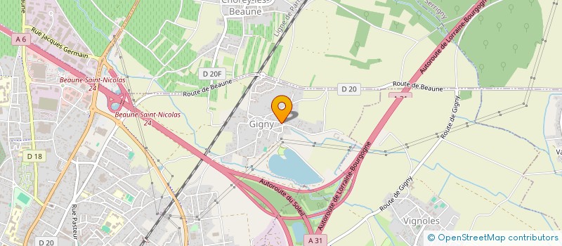 localisation de l'entreprise LES MICHERIAS à BEAUNE