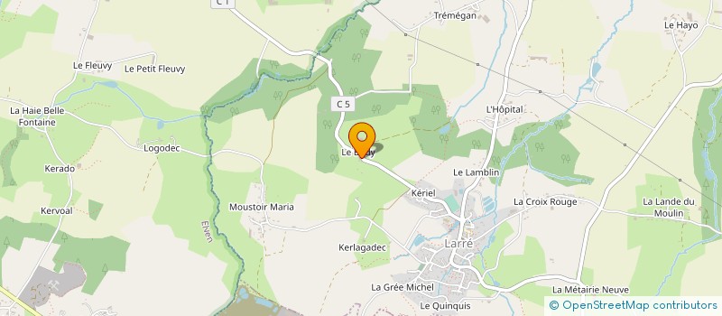 localisation de l'entreprise LES MICHES DE LARRE à LARRE
