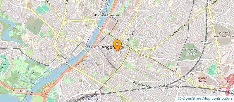 localisation de l'entreprise LES MICHES  DE MARGUERITE  ANGERS