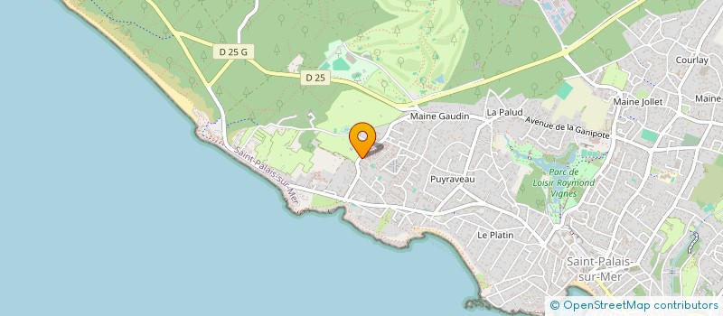 localisation de l'entreprise LES MICLYDIANNES  SAINT-PALAIS-SUR-MER