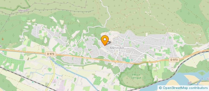 localisation de l'entreprise LES MICOCOULIERS  MERINDOL