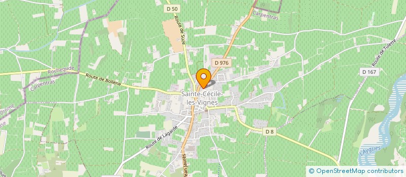 localisation de l'entreprise LES MICOCOULIERS  SAINTE-CECILE-LES-VIGNES