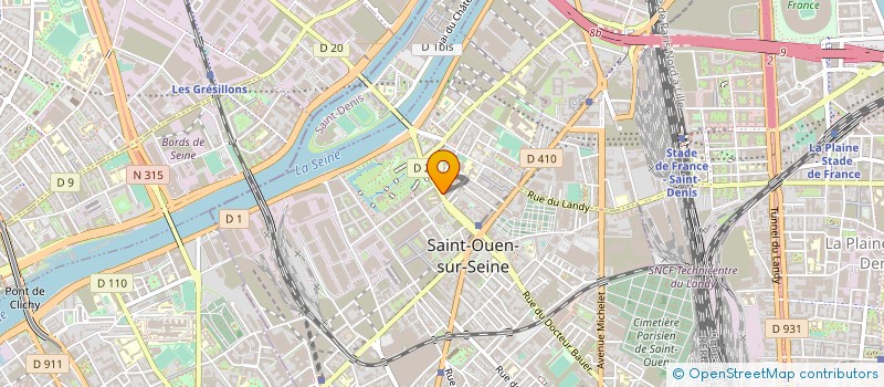 localisation de l'entreprise LES MICRODONIENS à SAINT-OUEN-SUR-SEINE