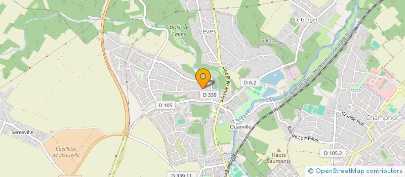 localisation de l'entreprise LES MIELLES à LEVES