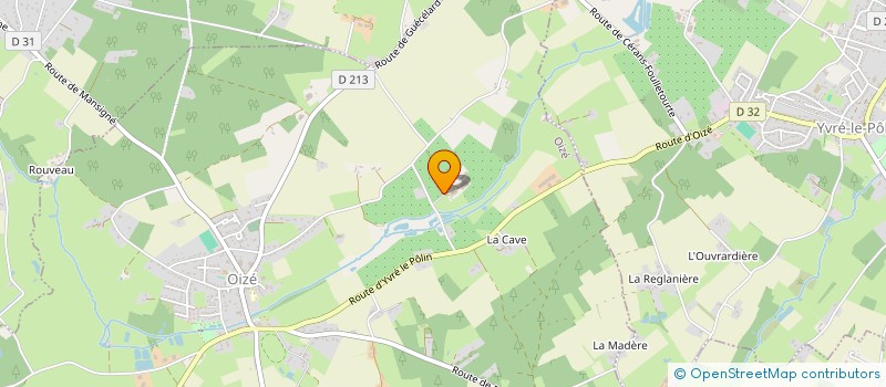 localisation de l'entreprise LES MIELS D'ULYSSE à OIZE